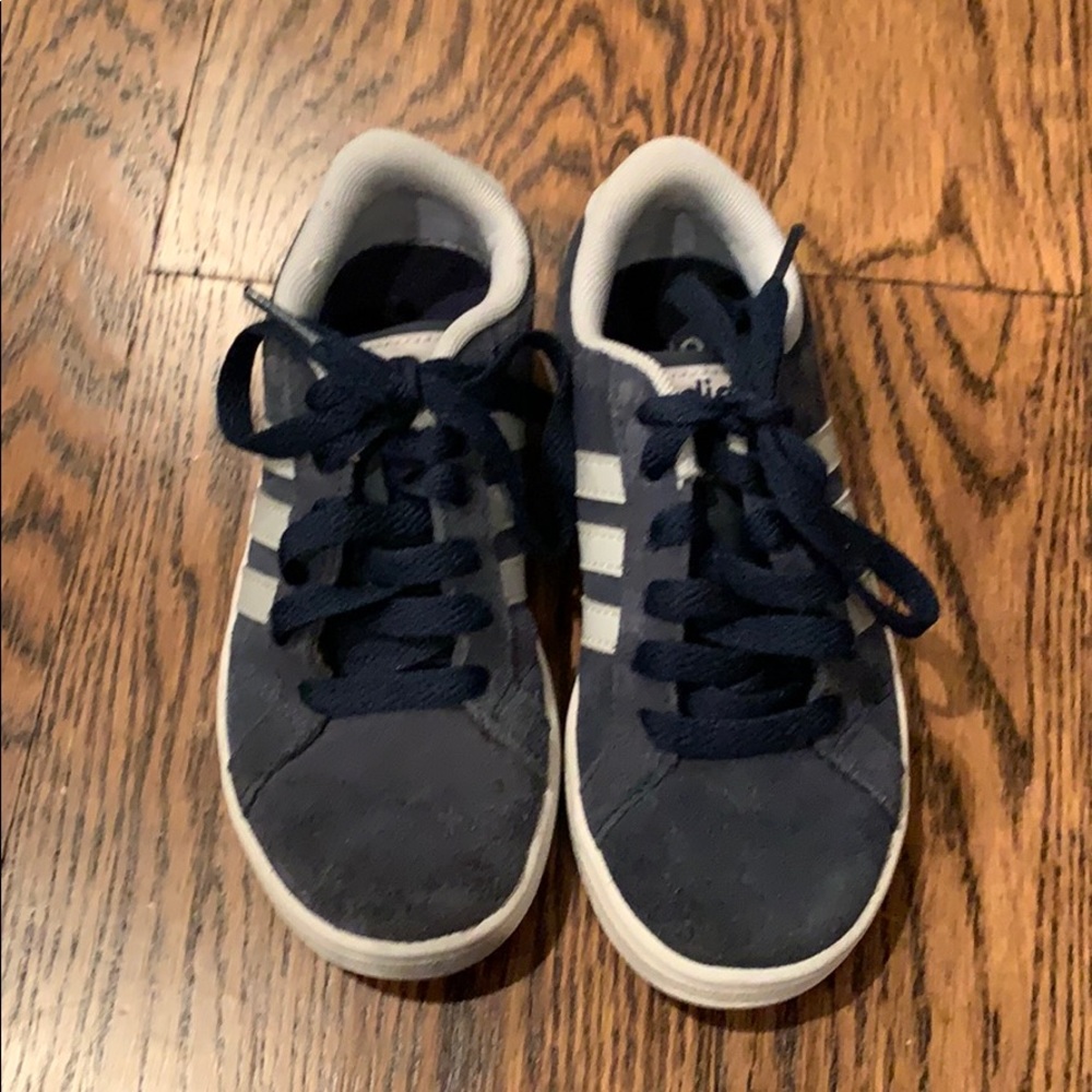 Adidas Kids Suede Blue Sneaker Size 11